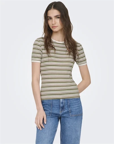 JDY - JDYLada T-shirt - Fir Green/Mix